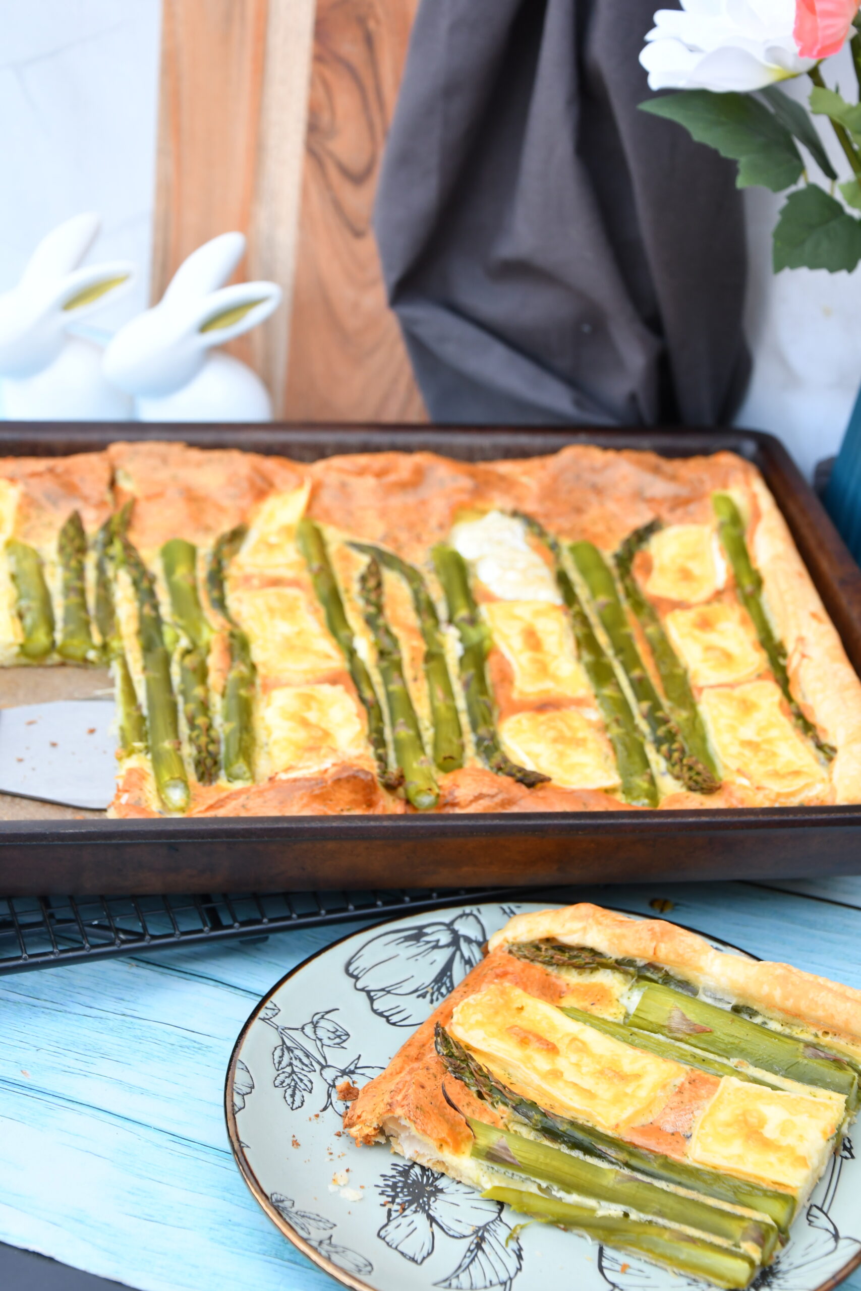 Spargel-Tarte mit Ziegenkäse – Einfaches Frühlingsrezept